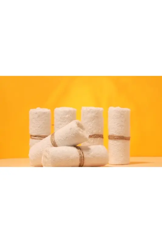 Organic Bamboo 6 Pcs Washable Makeup Remover Towel Baby Mouth Cloth with Gift Bag - 4