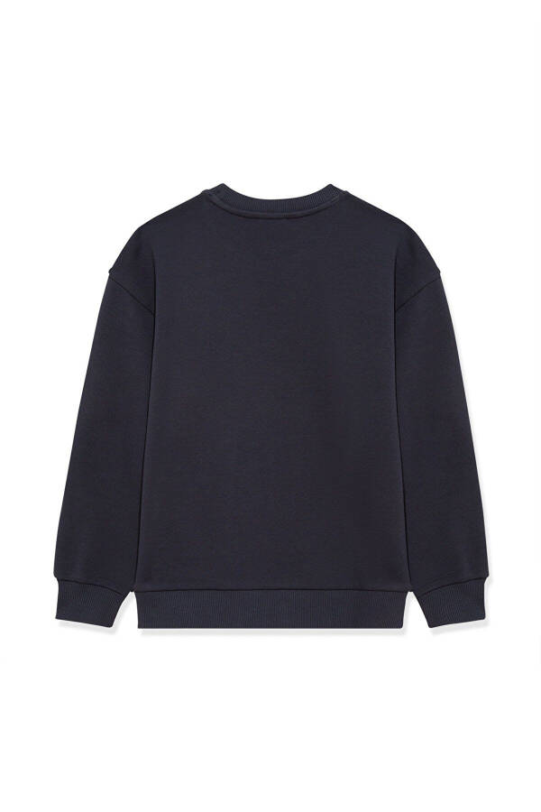 Organic Cotton Anthracite Basic Sweatshirt - 4