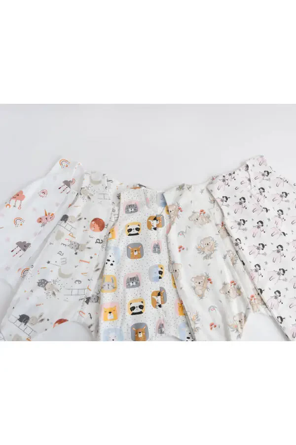 Organic Cotton Flannel Winter Sleeping Bag, Unicorn Patterned Children and Baby Sleeping Bag - 7