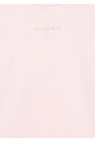 Organic Cotton Pink Basic Sweatshirt 7S10043-88133 - 5