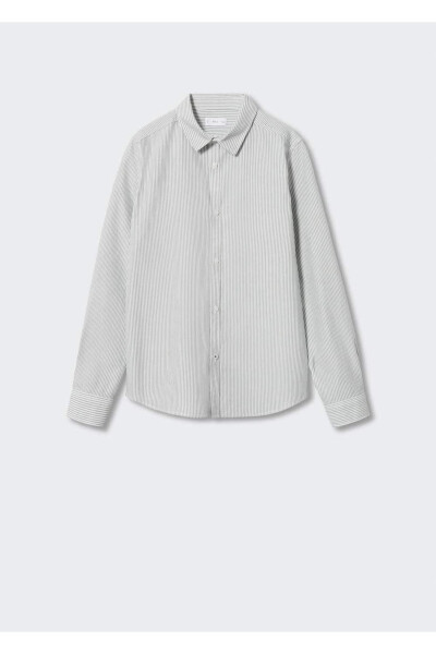 Organic Cotton Regular Fit Shirt - MANGO TEEN (1)