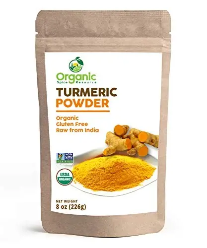 Organic Spice Resource Turmeric Root Powder, 8 oz (226 g) - 1