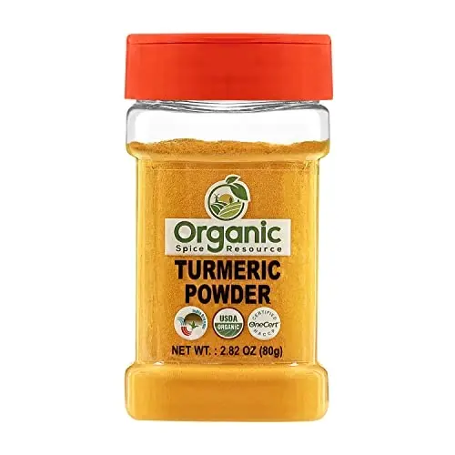 Organic Turmeric Powder w/Curcumin | 2.82 Ounce | USDA Organics and Non-GMO | 100% Raw and Natural by OSR - 1