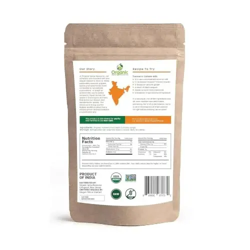 Organic Turmeric Powder w/Curcumin | 4 ounce or 113g | USDA Organics and Non-GMO | 100% Raw and Natural by OSR - ORGANIC SPICE RESOURCE (1)