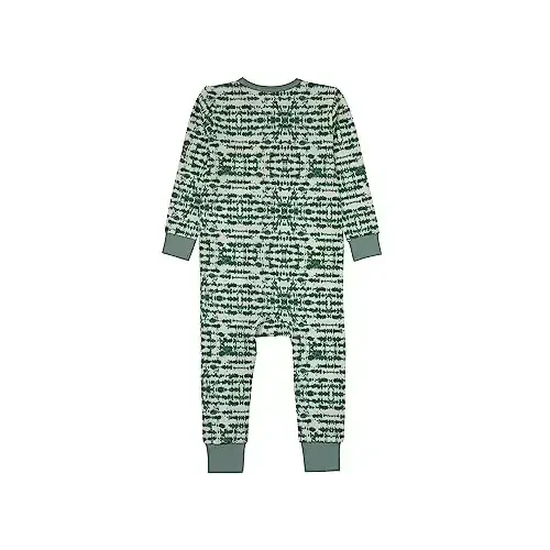 Органический комбинезон Hanes Baby Pure Comfort, пижама для сна с длинными рукавами и без ножек для младенцев, для мальчиков и девочек. - 2