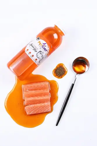 Organics Norvegiya Losos Baliq Yog'i 450 Ml Sovuq Siqim Mushuk/ It Losos Yog'i 3.6.9 Omega Manbai - PET CHEF (1)