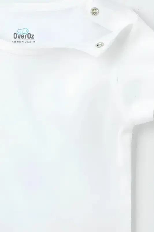 Organik %100 Paxta Momolar bosimli uzun yengli chaqaloq chertikli body badi zıbın tulum 5416-UZUN OQ - 3