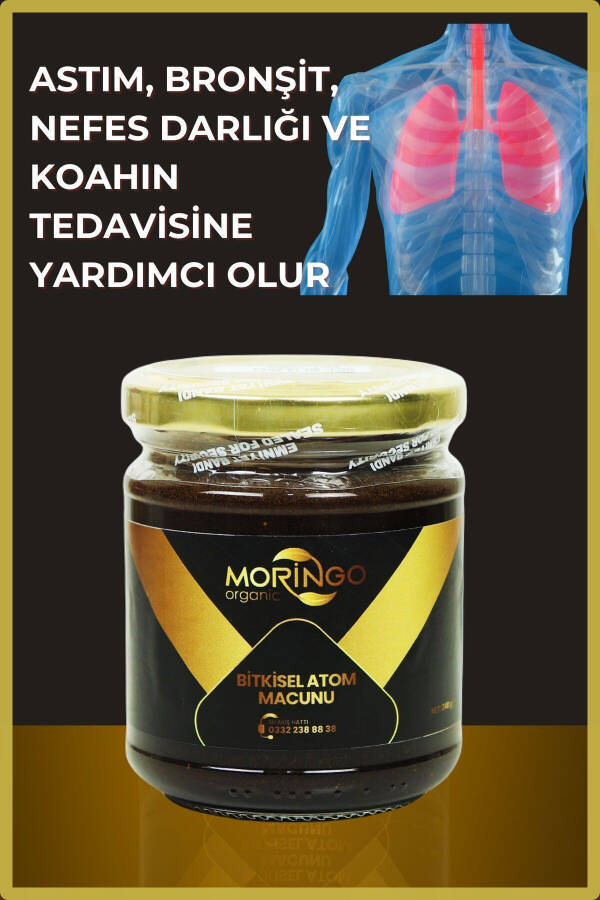 Organic Bitkisel Atom Macunu 240 gr - 5