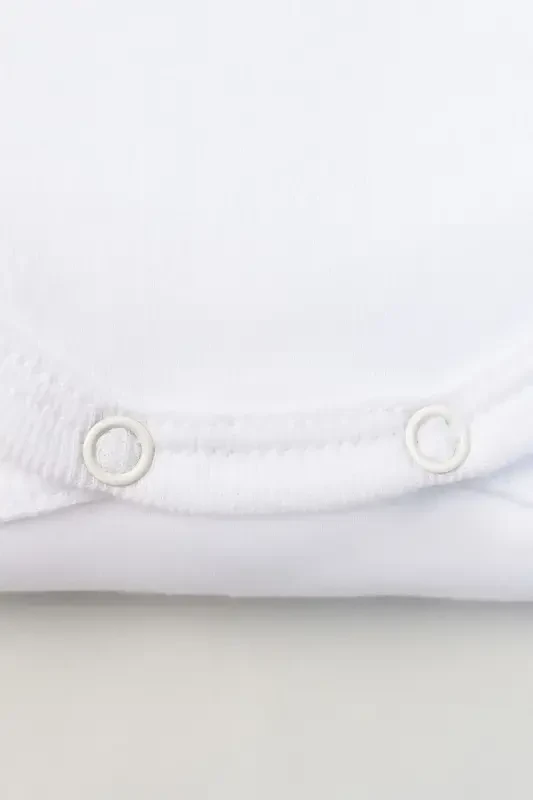 Organik bosma paxtadan Unisex chaqaloq uzun yengli bodi - 3