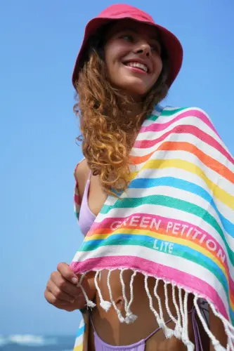 Organik Paxta Mare Pestemal 90x180sm Püsküllü Viva - 5