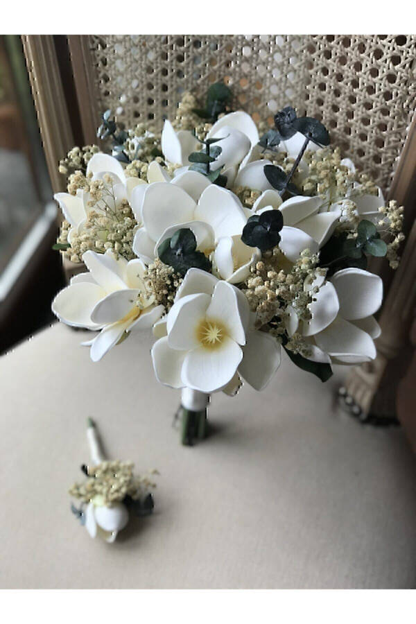 Organization Magnolia Bridal Bouquet - 8