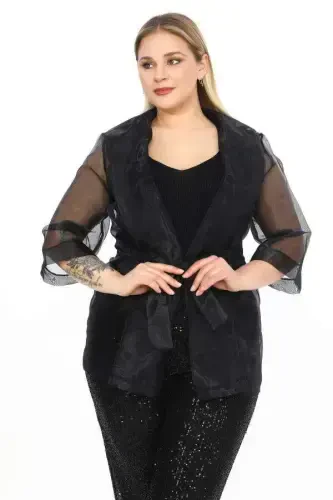 Organza Abiye Jaket Nd612d - 3