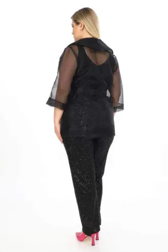 Organza Formal Jacket Nd612d - 4