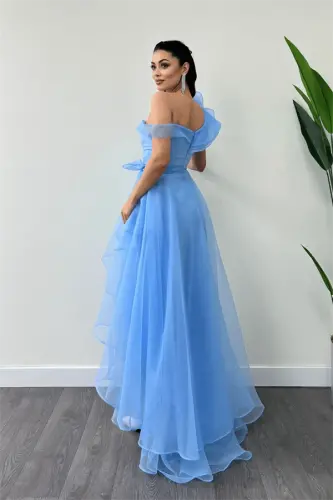 Organza Mato Kat Kat Abiye Libos - BEBE HAVOSI - 5