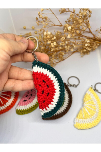 Örgü Amigurumi Karpuz Anaharlık - 1