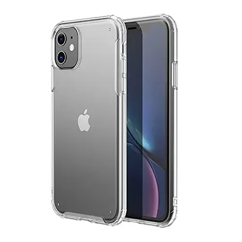 ORIbox Case Compatible with iPhone 11 Case, Translucent Matte case with Shatterproof, Scratch Resistant,Matte Clear - 1
