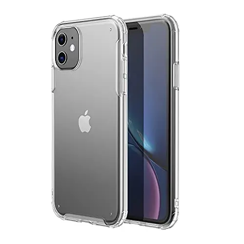 ORIbox Case Compatible with iPhone 11 Case, Translucent Matte case with Shatterproof, Scratch Resistant,Matte Clear - 1