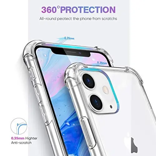 ORIbox Case Compatible with iPhone 11 Case, with 4 Corners Shockproof Protection - 4