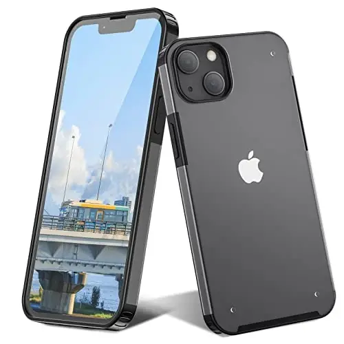 ORIbox Case Compatible with iPhone 13 Case, Translucent Matte case with Shatterproof, Scratch Resistant 