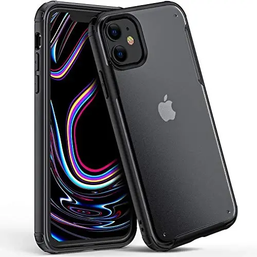 ORIbox for iPhone 12 mini Case Black,with 4 Corners Shockproof Protection,iPhone 12 mini Black Case for Women Men Girls Boys Kids,Case for iPhone 12 mini Phone Black 