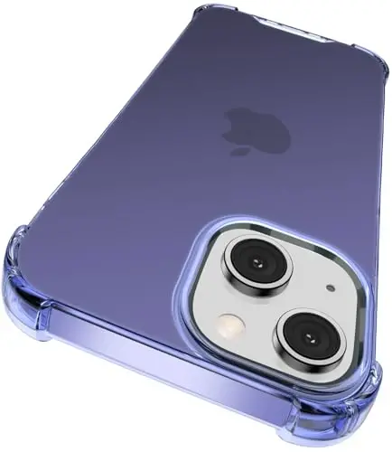 ORIbox for iPhone 13 Mini Case, 4 Corners Shockproof Protection, Purple 