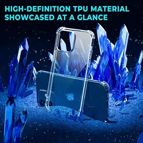 ORIbox iPhone 12 mini Case, 4 Corners Shockproof Protection, Clear Case for Women & Men - ORIbox (1)