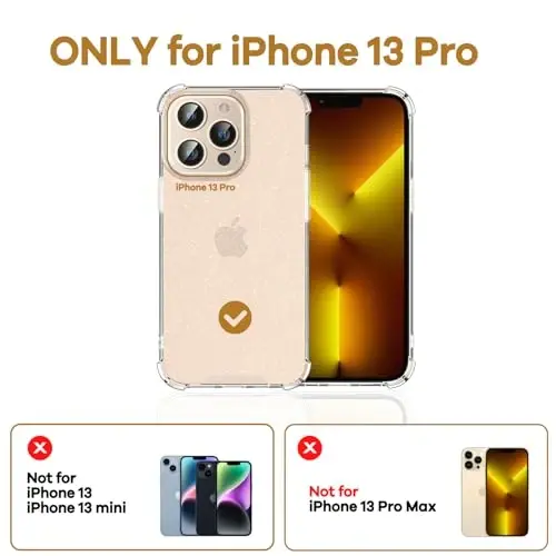 ORIbox iPhone 13 Pro Case, 4 Corners Shockproof Protection, Bling Case for Women & Men - ORIBOX (1)