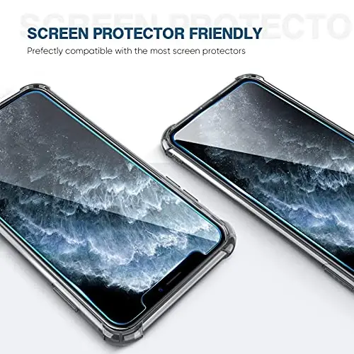 ORIbox Case Compatible with iPhone 11 Case, with 4 Corners Shockproof Protection (Black) - 5