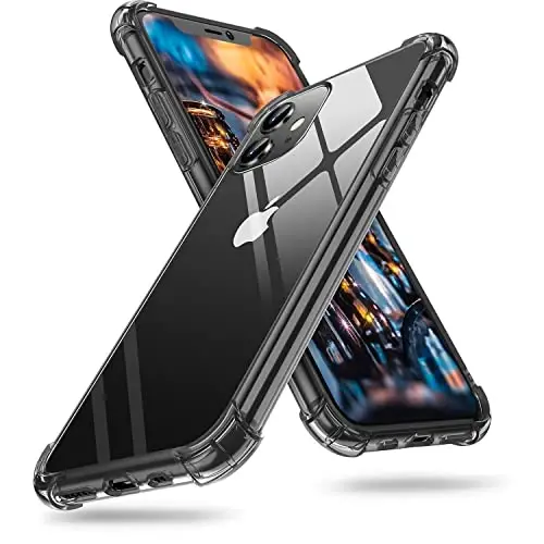 ORIbox Case Compatible with iPhone 11 Case, with 4 Corners Shockproof Protection (Black) 