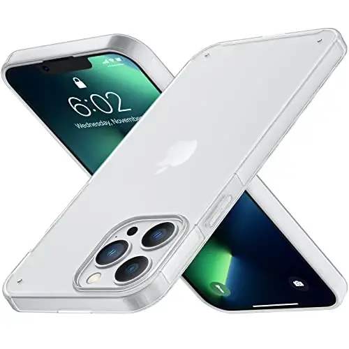ORIbox Case Compatible with iPhone 13 Pro Max Case, Translucent Matte case with Shatterproof, Scratch Resistant 