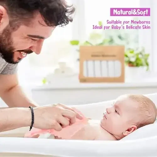 Orighty Baby Washcloths 12 Pack, Microfiber Coral Fleece Baby Face Towels, Soft and Absorbent Wash Cloths for Newborns, Infants and Toddlers, Gentle on Delicate Skin for Face Hands and Body, 7x9 Inch - 6