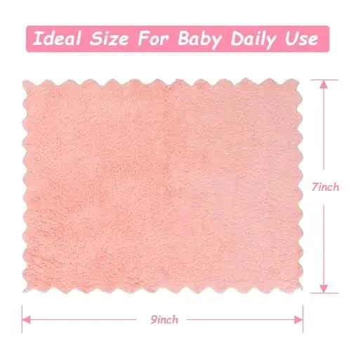 Orighty Baby Washcloths 24-Pack (7''x9''), Microfiber Coral Fleece Baby Towels, Super Soft and Absorbent Wash Cloths for Newborns, Infants and Toddlers, Gentle on Delicate Skin for Face Hands and Body - 5