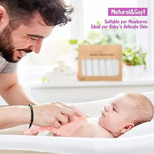Orighty Baby Washcloths 24-Pack(7''x9''), Microfiber Coral Fleece Baby Towels, Super Soft and Absorbent Wash Cloths for Newborns, Infants and Toddlers, Gentle on Delicate Skin for Face Hands and Body - 3