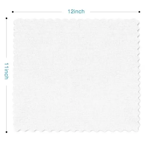 Orighty Microfiber Cleaning Cloth 5 Pack, White Cleaning Rags 12x11 inch | Microfiber Towels for Cars, Highly Absorbent Household Cleaning Supplies, Reusable Lint Free Cloths for House, Kitchen - 4