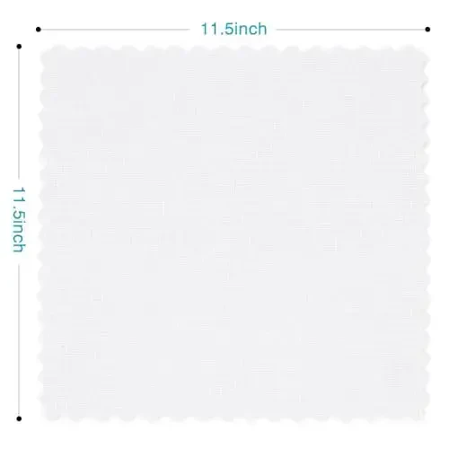 Orighty Microfiber Cleaning Cloth, 24 Pack Highly Absorbent Cleaning Supplies, Reusable Clean Rags for House, Microfiber Cloth for Kitchen, Window, Car Care, 11.5x11.5 inch White - 5