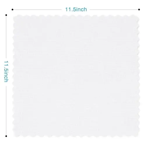 Orighty Microfiber Cleaning Cloth - 24 Pack, White Cleaning Rags 12x11 inch | Microfiber Towels for Cars, Highly Absorbent Household Cleaning Supplies, Reusable Lint Free Cloths for House, Kitchen - 5