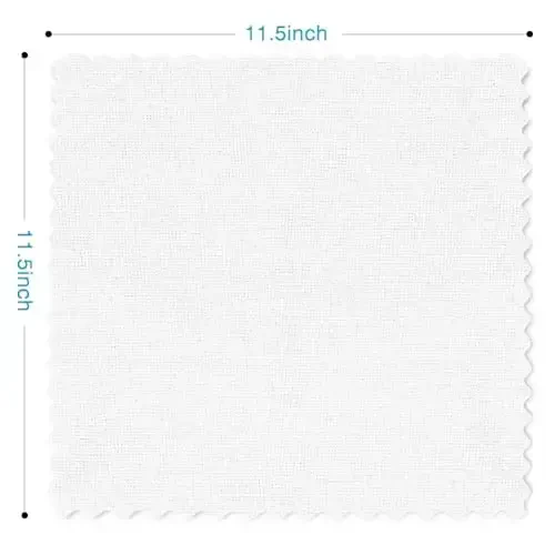 Orighty Cleaning Cloths, Shop Towels 100 Pack, Shop Rags Reusable, Microfiber Cleaning Rags Bulk for Cars, Multi-Purpose Lint Free Towels for Automotive, Mechanic, Kitchen, 11.5’’ x 11.5’’, White - 5