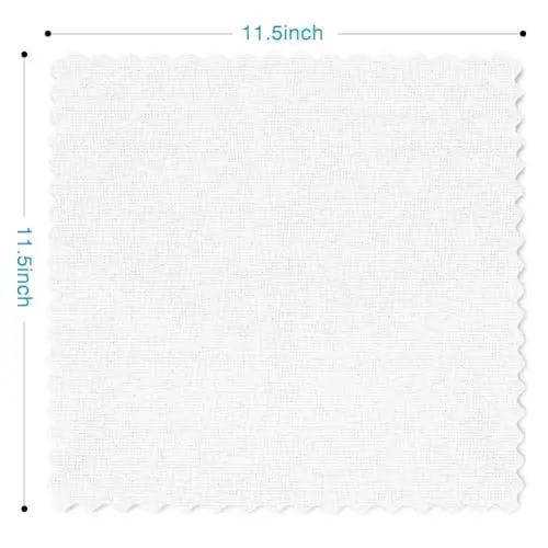 Orighty Cleaning Cloths, Shop Towels 50 Pack, Shop Rags Reusable, Microfiber Cleaning Rags Bulk for Cars, Multi-Purpose Lint Free Towels for Automotive, Mechanic, Kitchen, 11.5’’ x 11.5’’, White - 5