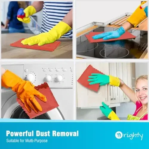 Orighty Tozalash Matolari, Do'kon Sochiqlari 100 dona, Do'kon Latta Qayta Foydalanish Mumkin, Avtomobillar uchun Mikrofiber Tozalash Latta, Avtomobil, Mexanik, Oshxona uchun Ko'p Maqsadli Tuksiz Sochiqlar, 11,5