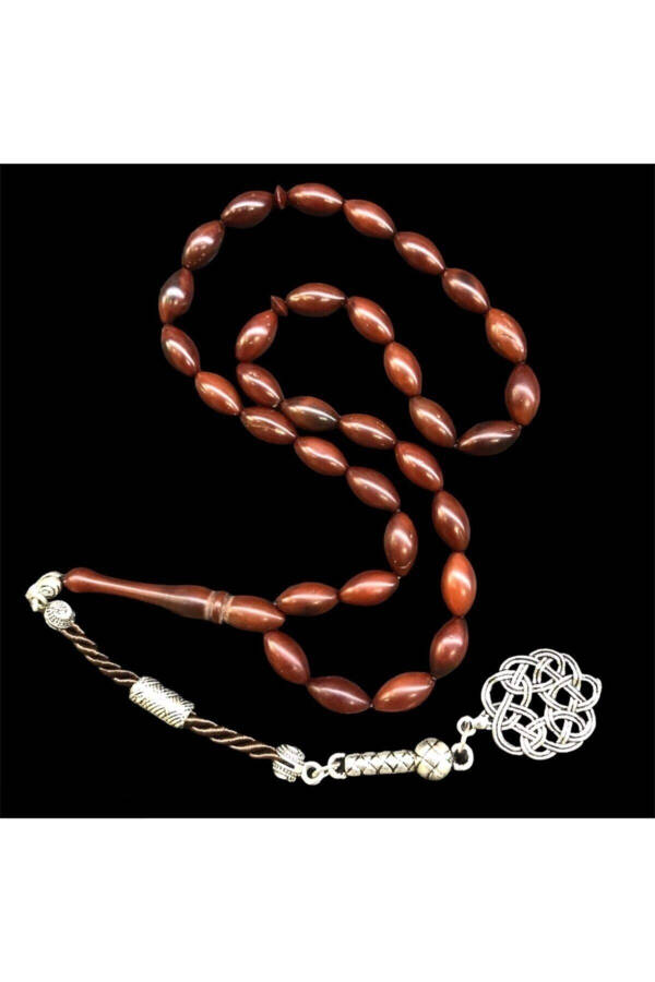 Original Amber Prayer Beads with Kazaz Tassel - 1