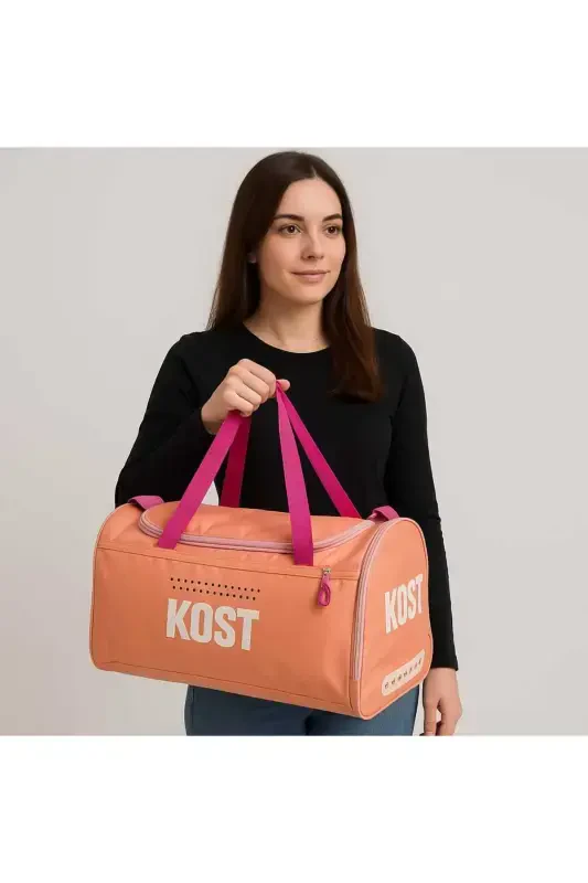 Original Ayollar Poyafzali Ko'zli Shamollatiladigan Sport, Gym, Fitness Sumkasi-Pudra - KOST