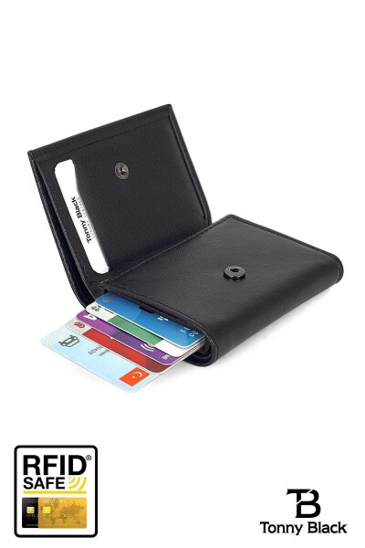 Original Boxed Super Slim Cardholder with Gift Automatic Mechanism Multi-Pocket Smart Credit Card Holder - 12