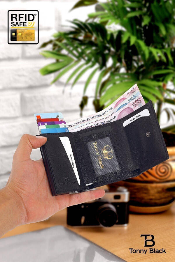 Original Boxed Super Slim Cardholder with Gift Automatic Mechanism Multi-Pocket Smart Credit Card Holder - 13