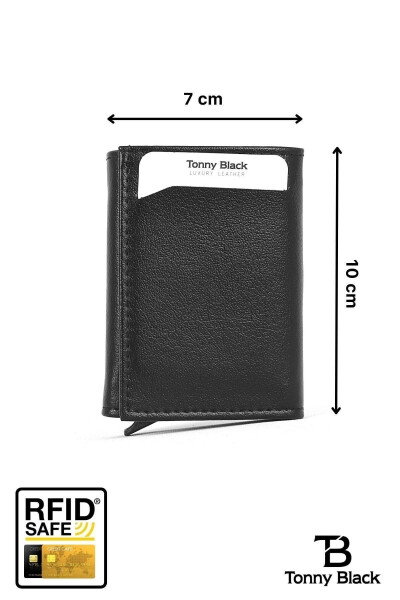 Original Boxed Super Slim Cardholder with Gift Automatic Mechanism Multi-Pocket Smart Credit Card Holder - 6