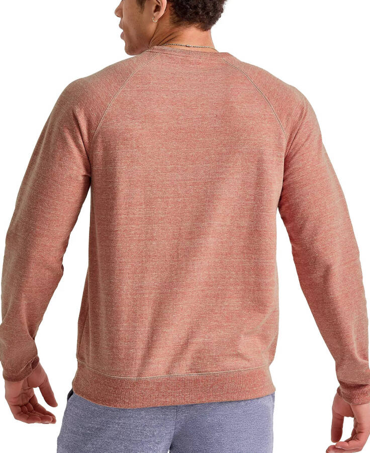 ORIGINAL Erkek Triblend Fransız Teri Yuvarlak Yaka Sweatshirt Kızılçam Kırmızı PE Alacalı - 2