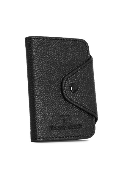 Original New Generation Slim Model 10 Card Slotted Snap-on Business Card Holder & Credit Stylish Card Wallet - 12