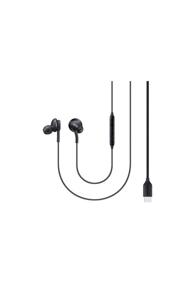 Original Type-C Stereo Wired Earphones - Black - 34