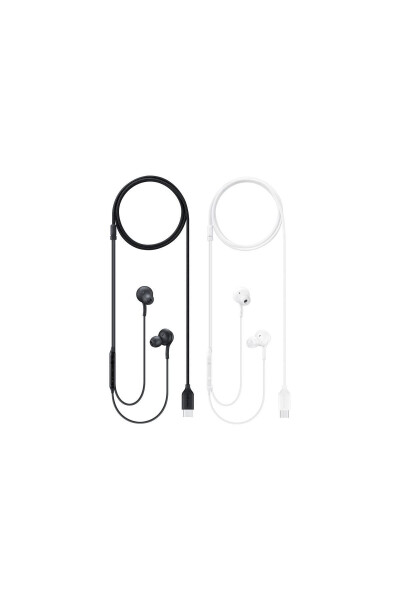 Original Type-C Stereo Wired Earphones - Black - 35