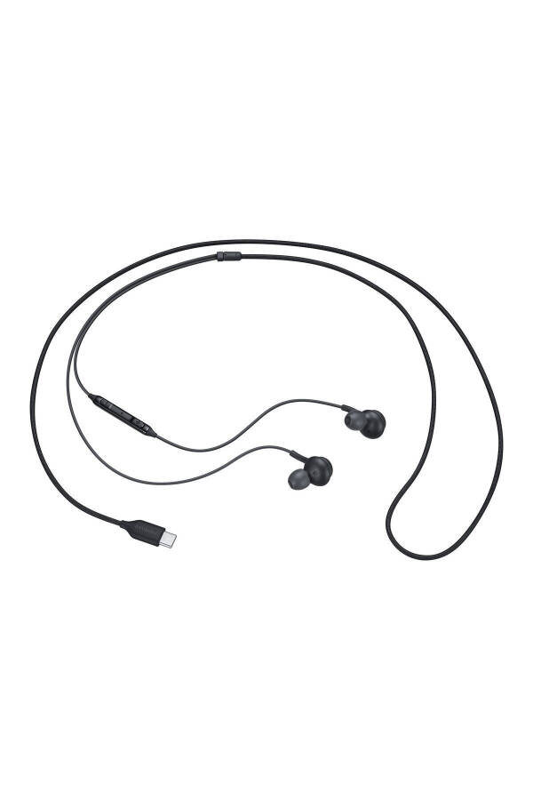 Original Type-C Stereo Wired Earphones - Black - 10