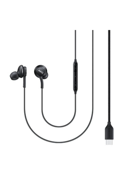 Original Type-C Stereo Wired Earphones - Black - 37